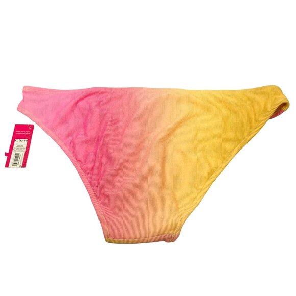 Xhilaration Women's Size XL 12-14 Cheeky Metallic Ombre Bikini Swim Bottom New - Picture 2 of 9